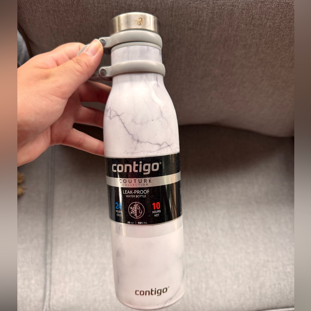 Contigo Couture White Marble Bottle